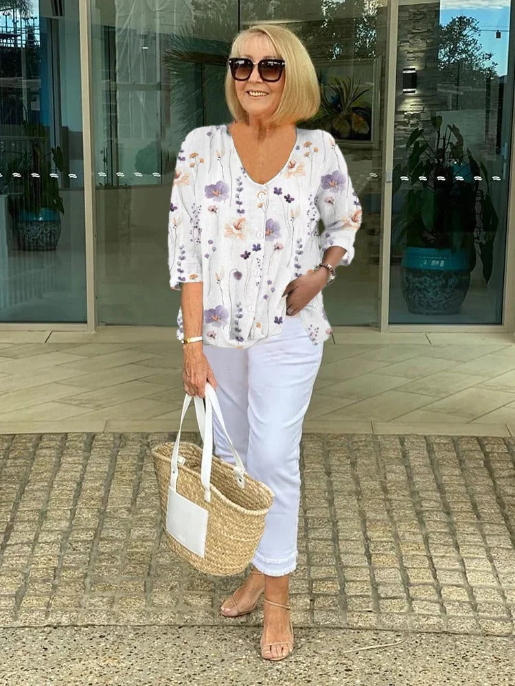 Louise | Women's Blouse Three-Quarter Sleeve