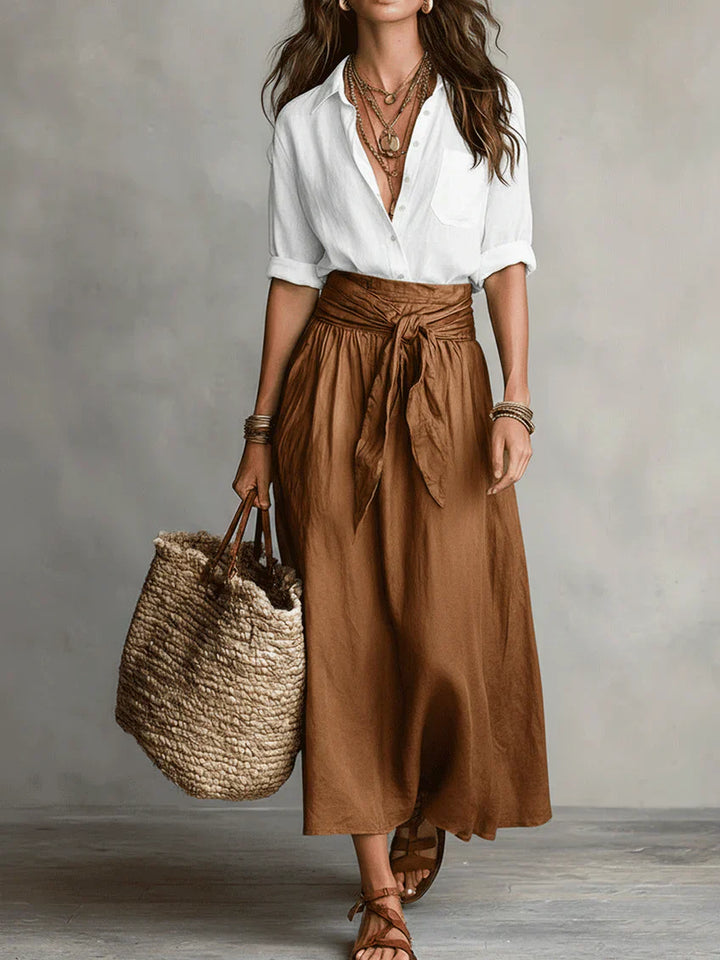 Martina | Elegant One-Shoulder Maxi Dress