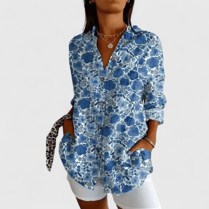 Jamie | Elegant Floral Blouse