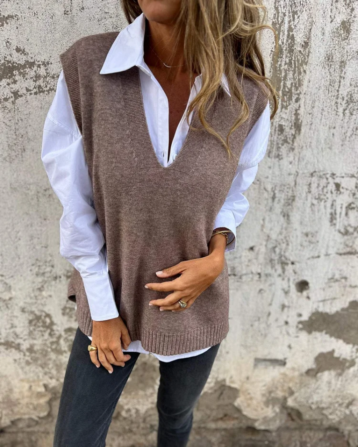 Klea | Knit Sweater Vest