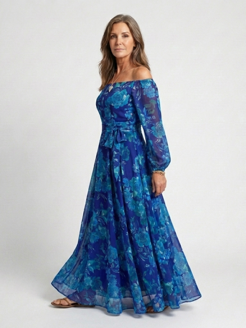aspen maxi dress Cara Cara Aspen Dress M / Petal Wave Mint