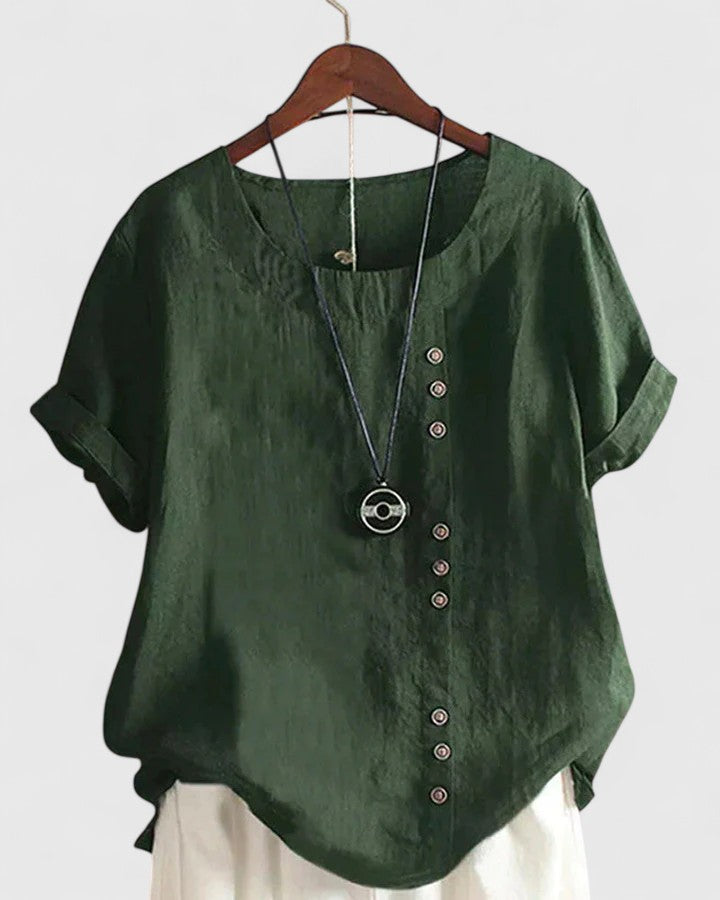 Jamie | Comfortable Short Sleeve Blouse