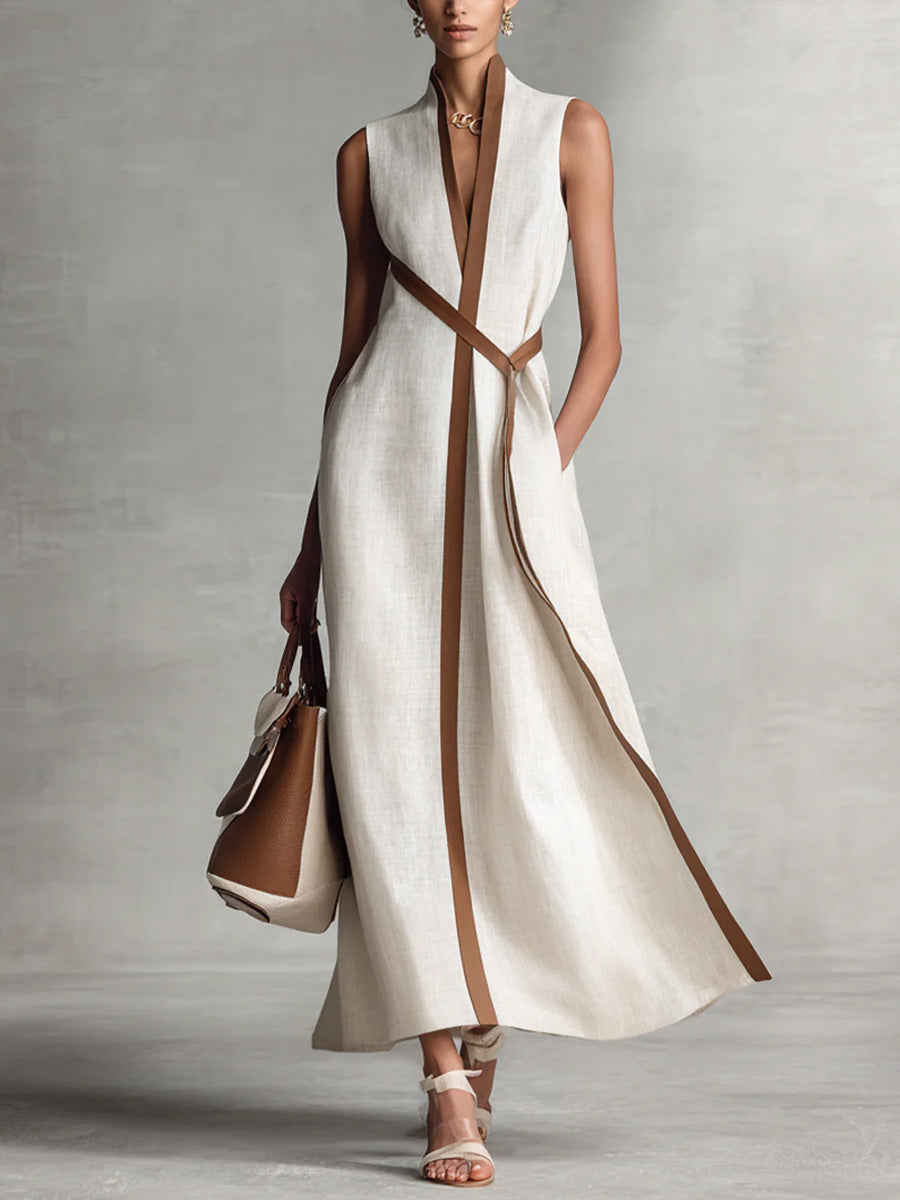 Rheanna™ | Linen Premium Maxi Dress