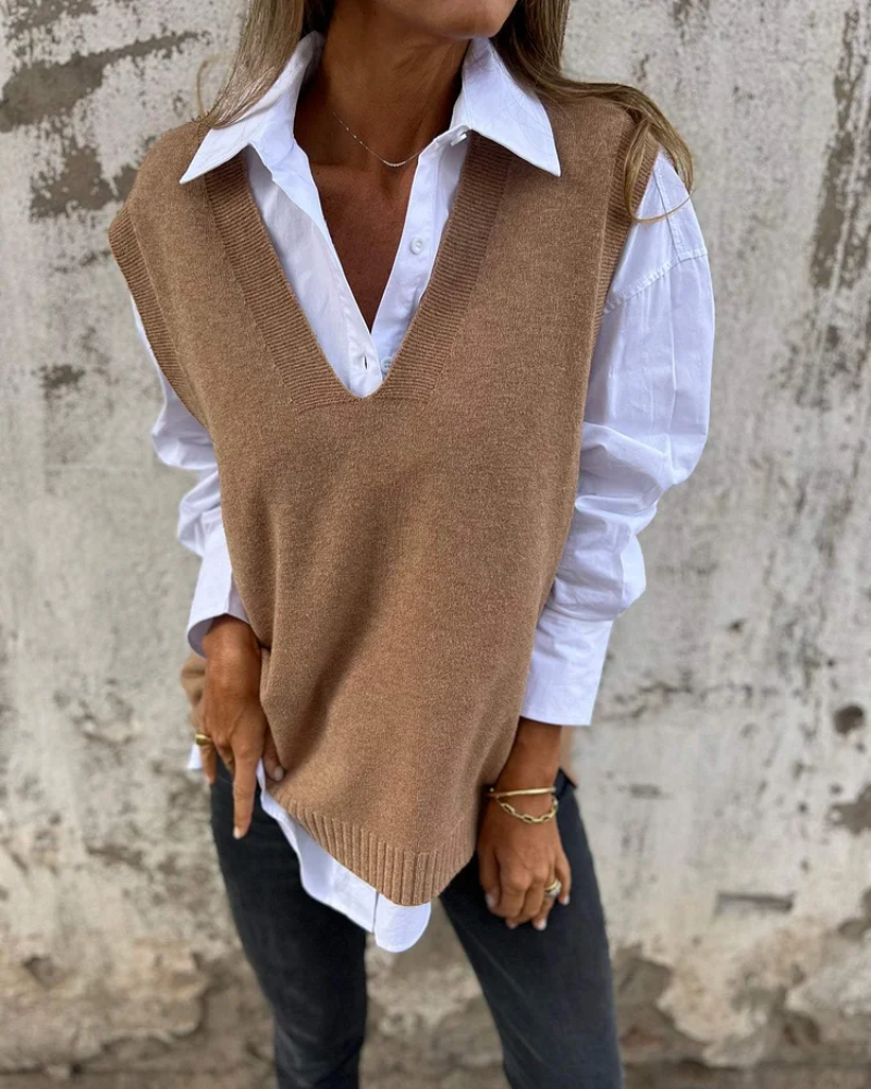 Klea | Knit Sweater Vest