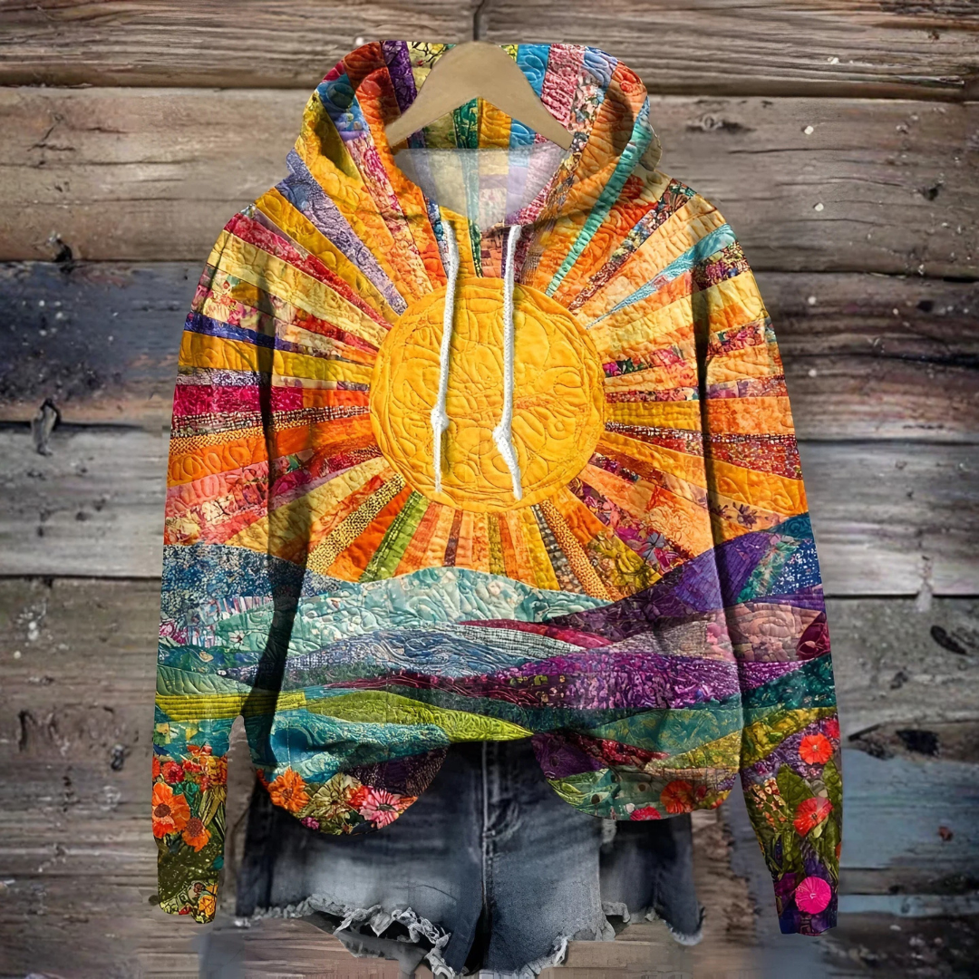 Eliza | Colorful Sunrise Hoodie