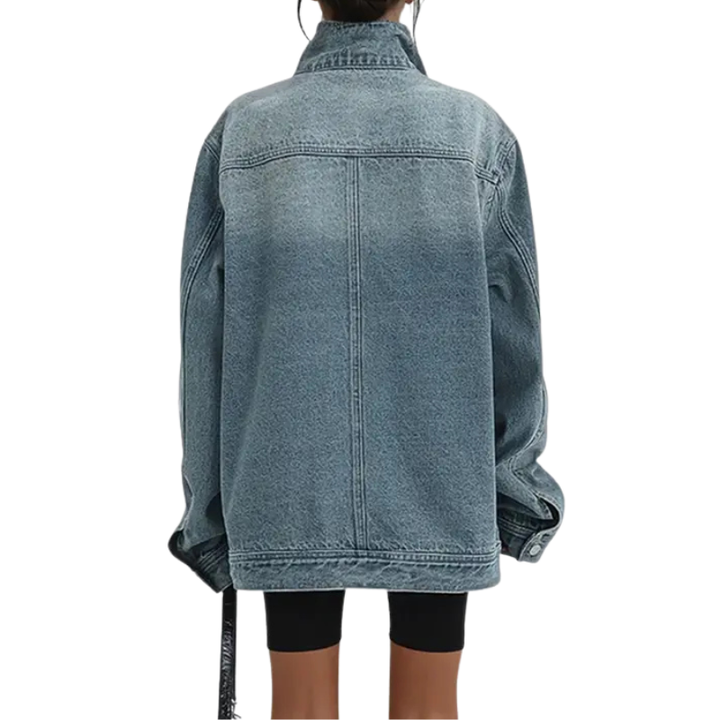 Skye | Vintage High Neck Asymmetric Jacket