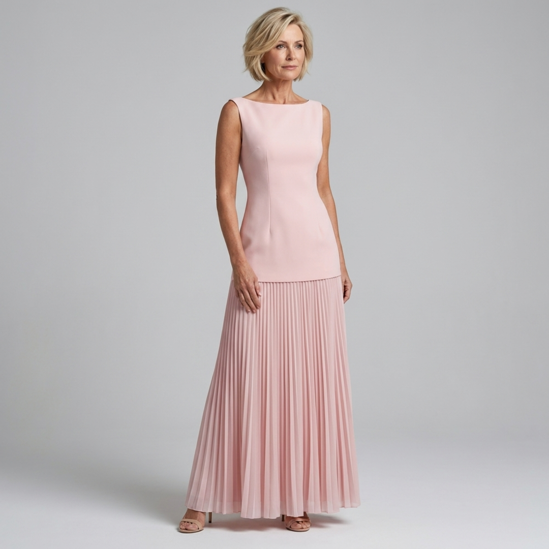 Jane | Pleated Maxi Dress