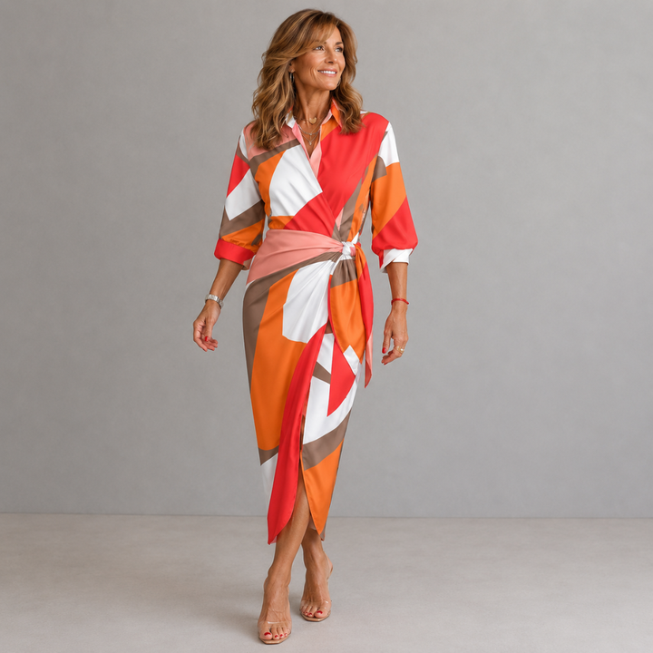 Danielle | Elegant Figure-Flattering Wrap Dress