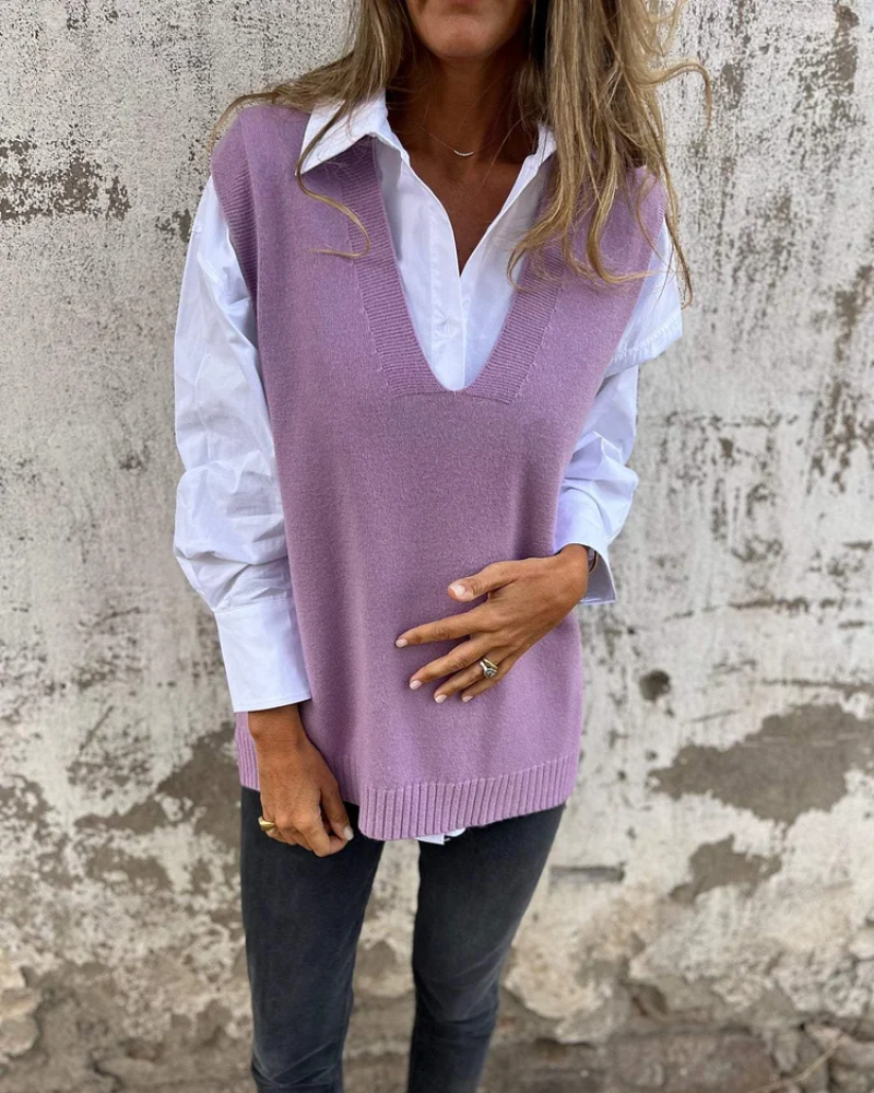Klea | Knit Sweater Vest