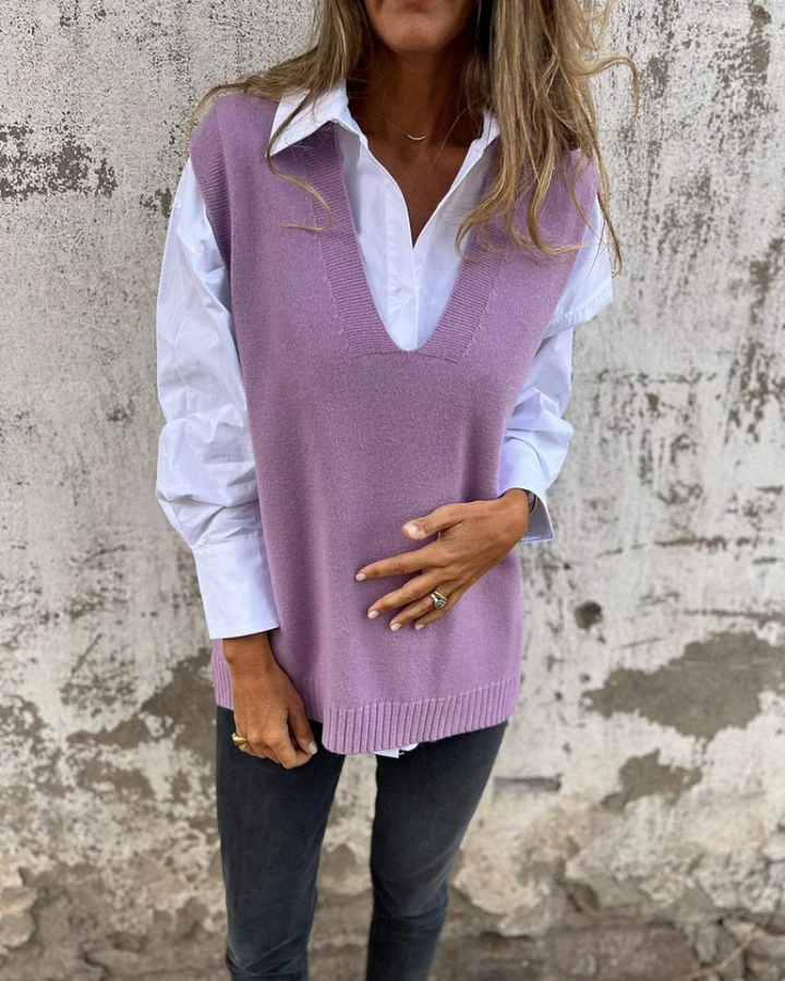 Klea | Knit Sweater Vest