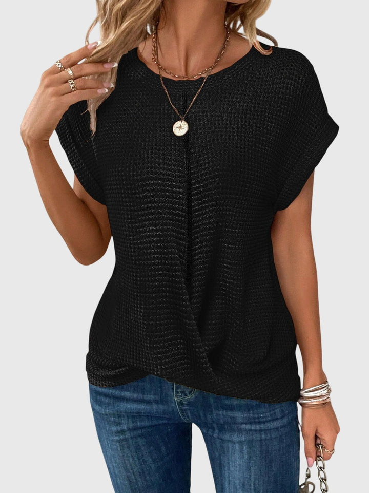 Jamie | Elegant Blouse with Crew Neck