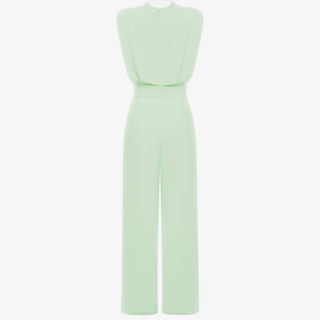 Ariia | Sculptural Wide-Leg Tailored Jumpsuit