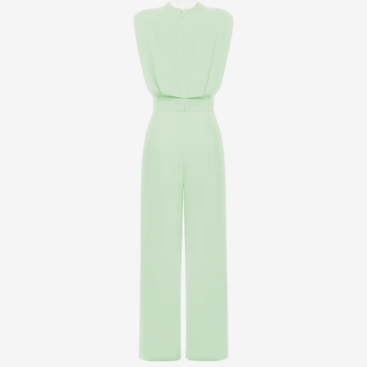 Ariia | Sculptural Wide-Leg Tailored Jumpsuit