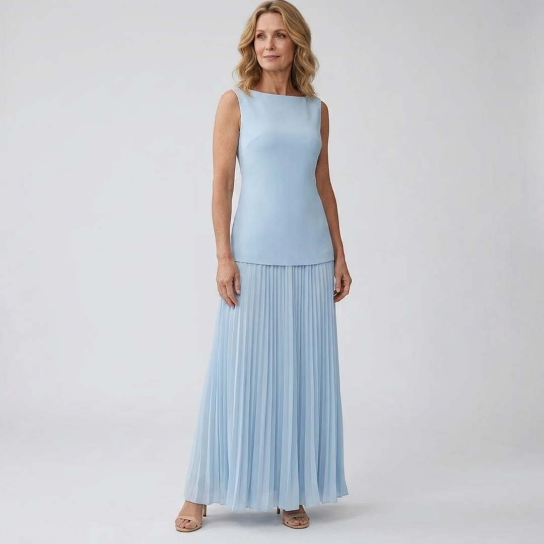 Jane | Pleated Maxi Dress