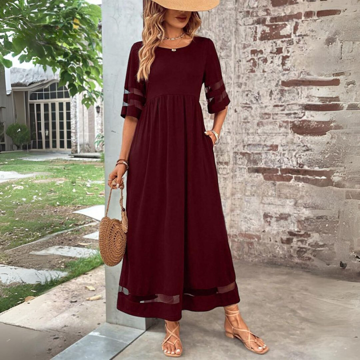 Aubrey™ | Flattering Tummy-Smoothing Midi Dress
