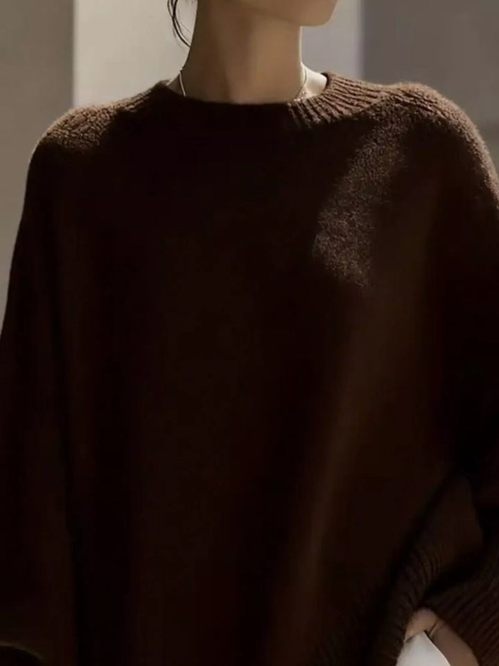 Isabella | Ribbed Sleeve Oversized Sweater