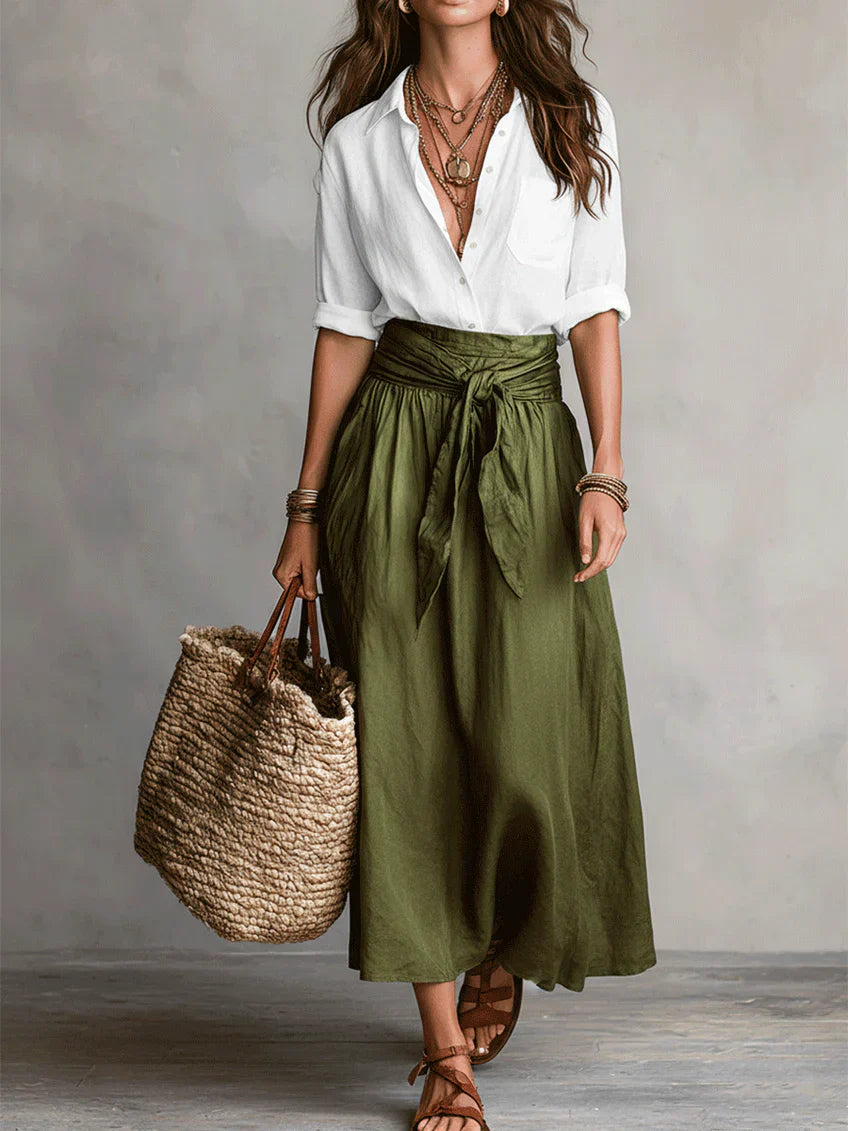 Martina | Elegant One-Shoulder Maxi Dress