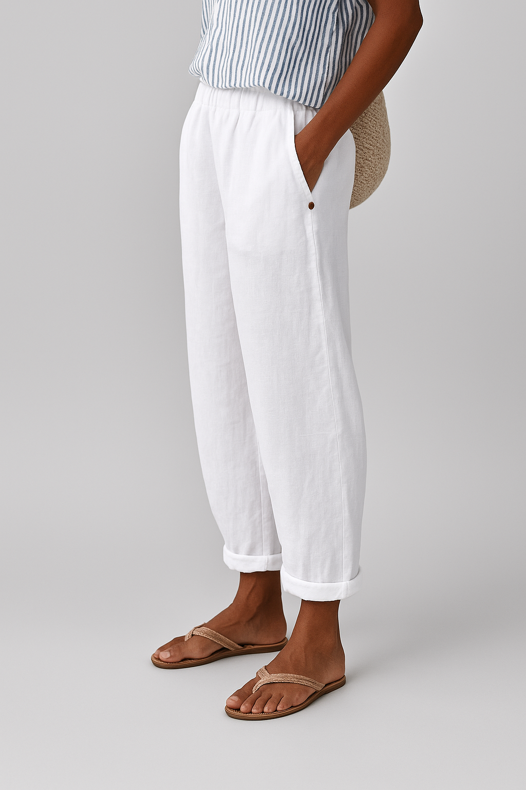 Brenda | Effortless Tapered Comfort Trousers