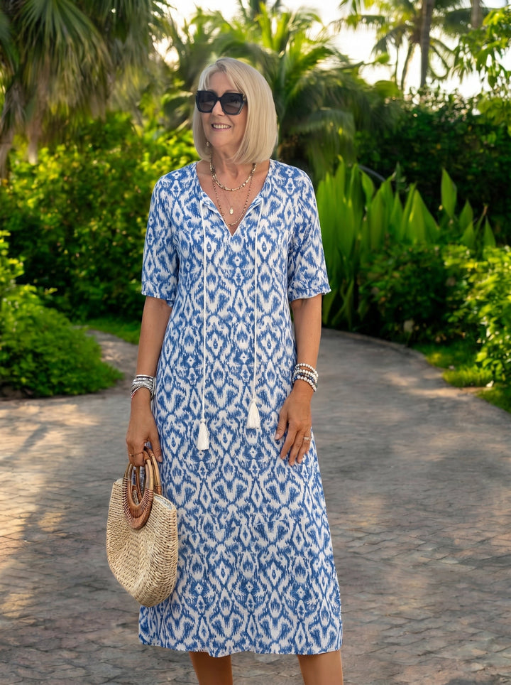 Luna | Casual Boho Style Midi Dress