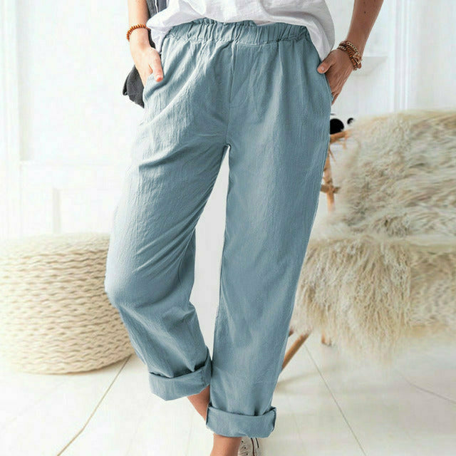 Neria - Pantalons à Structure Souple
