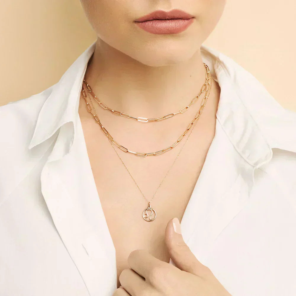 Jamie | Zodiac Sign Necklace 18k Gold