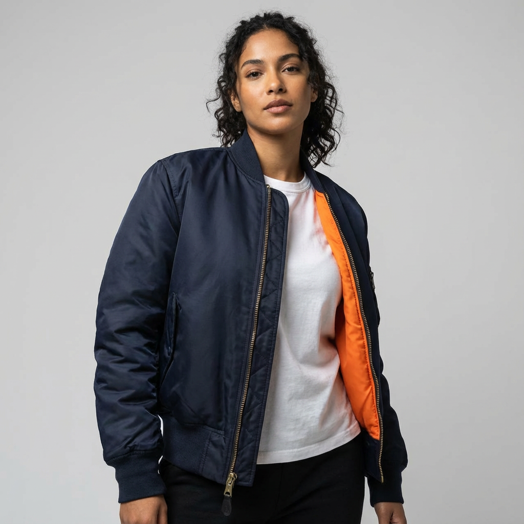Julia | Classic Bomber Jacket