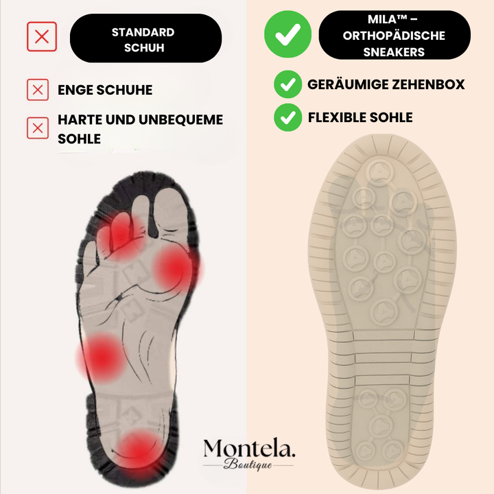 Mila – Comfortable Orthopedic Sneakers + Zipper