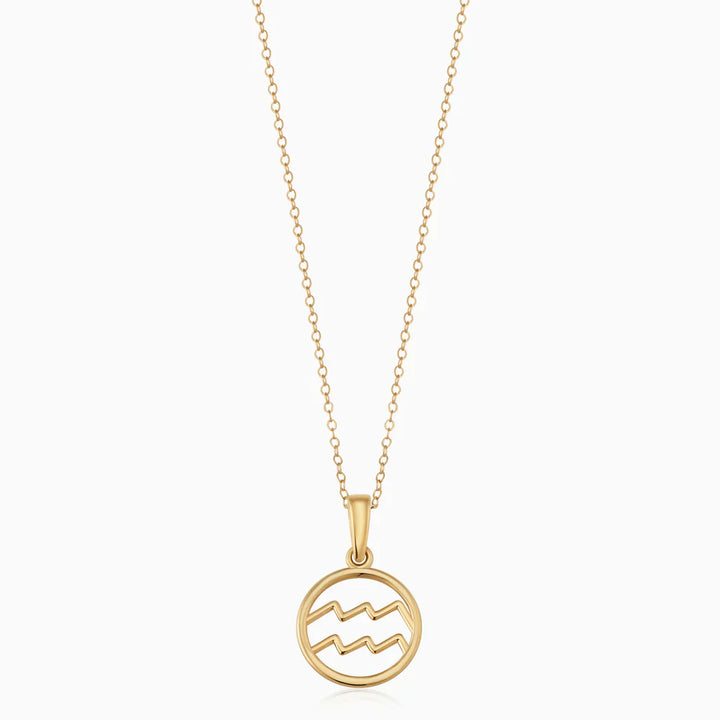 Jamie | Zodiac Sign Necklace 18k Gold