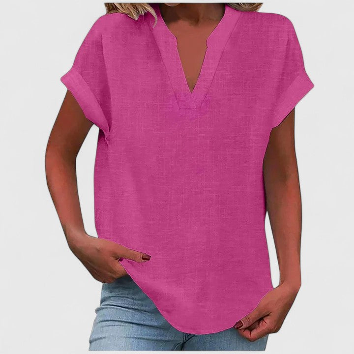Jamie | Comfortable V-Neck Blouse
