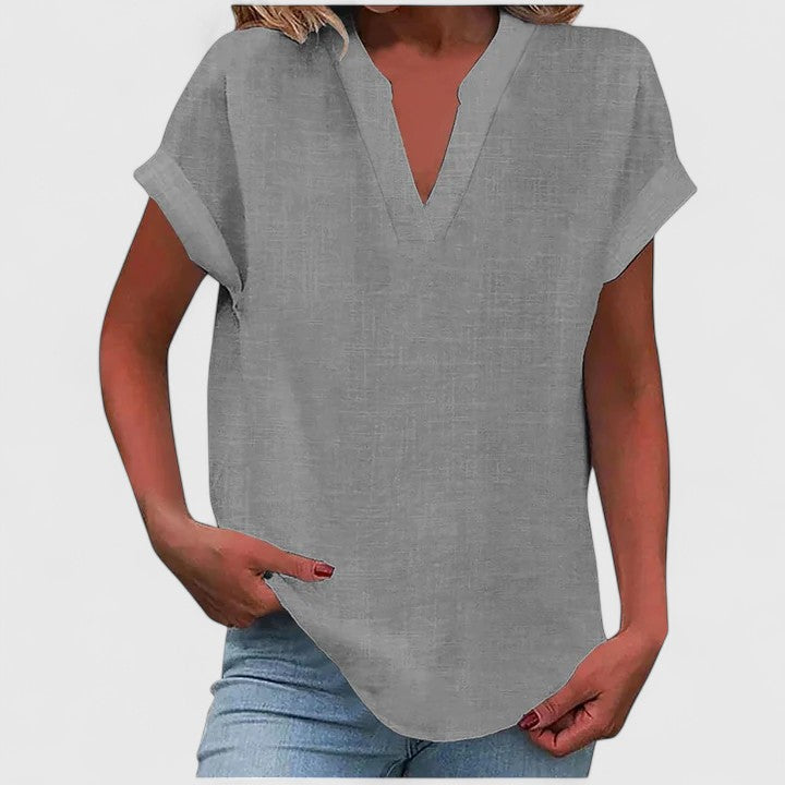 Jamie | Comfortable V-Neck Blouse