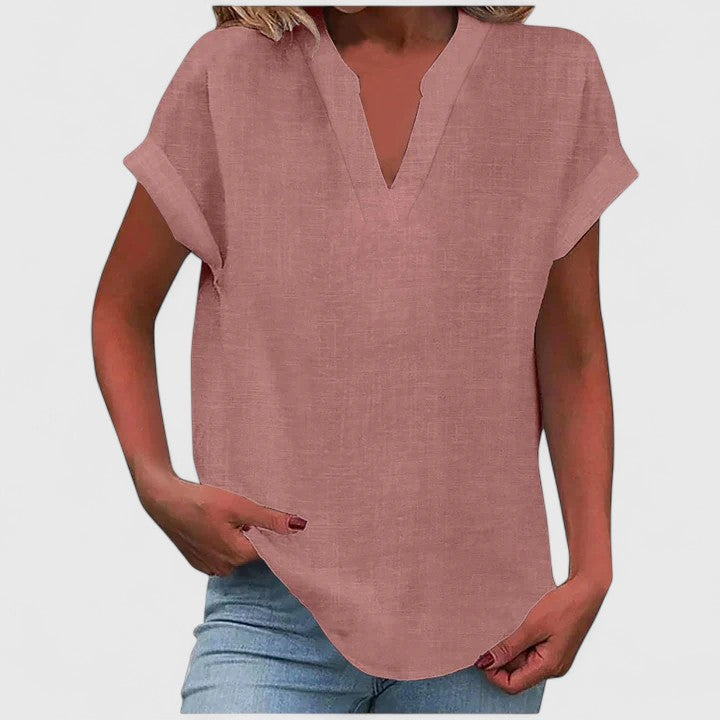Jamie | Comfortable V-Neck Blouse