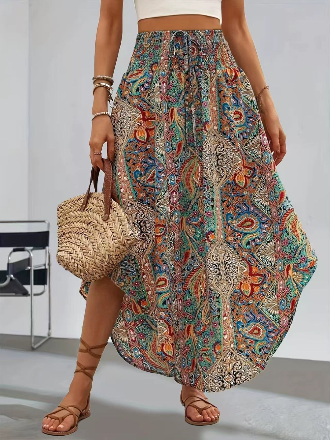 Amélie | Effortless Bohemian Maxi Skirt
