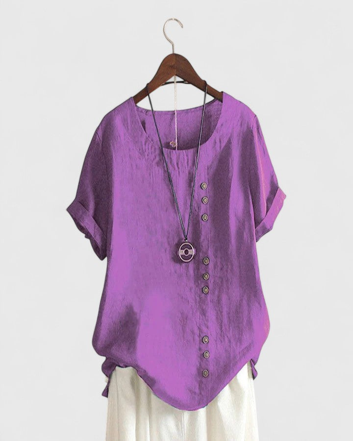 Jamie | Comfortable Short Sleeve Blouse