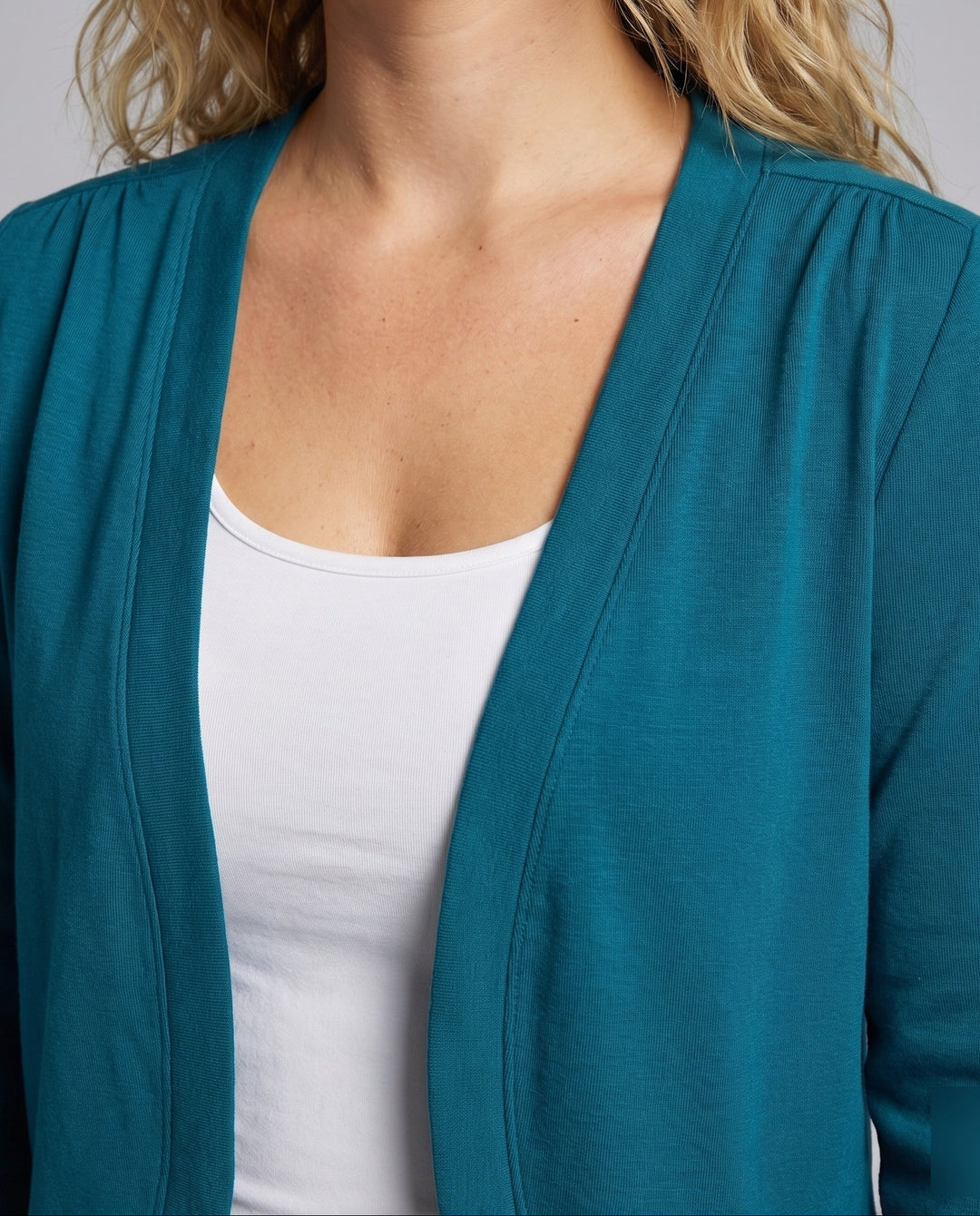 Camille | Bolero Blazer Shawl Collar Open Fitted