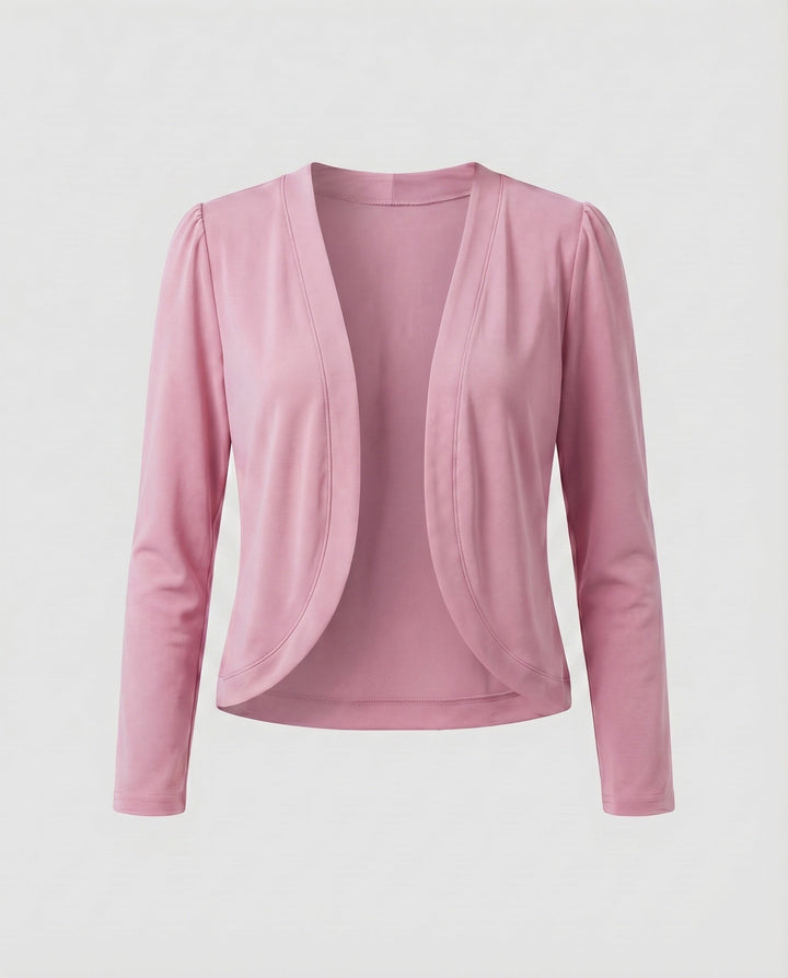 Camille | Bolero Blazer Shawl Collar Open Fitted
