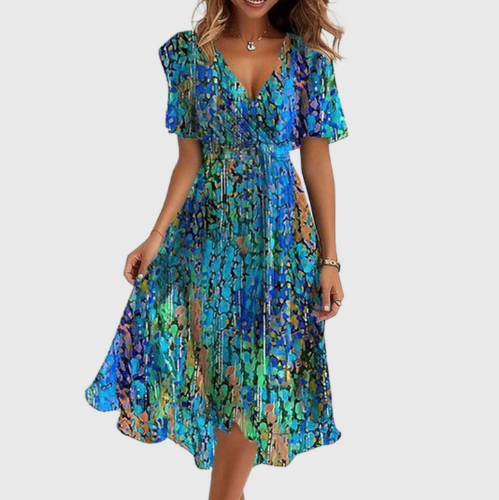 Sapphire | Breezy Blue Midi Dress