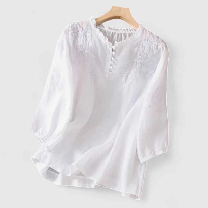 Jamie | Elegant Button-Front Blouse