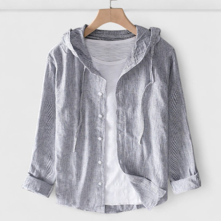 Jamie | Elegant Hooded Blouse