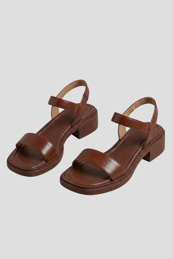 Chloe | Women's Orthopaedic Sandals with Cushioned Insole and Block Heel