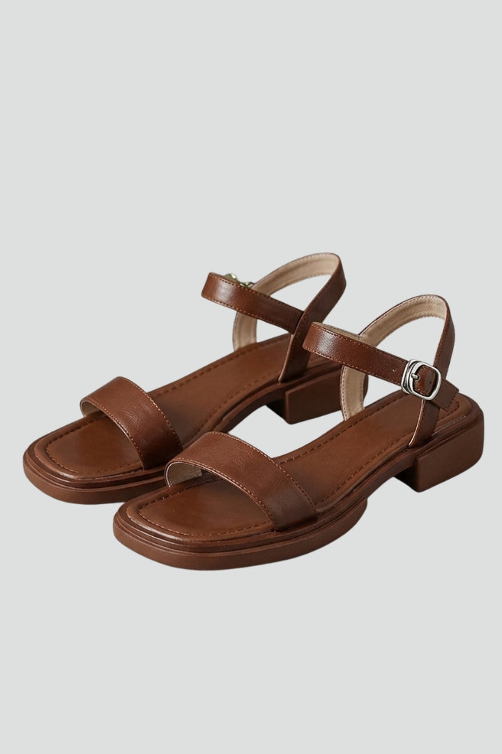 Stella | Women's Sandals with Adjustable Strap and Block Heel