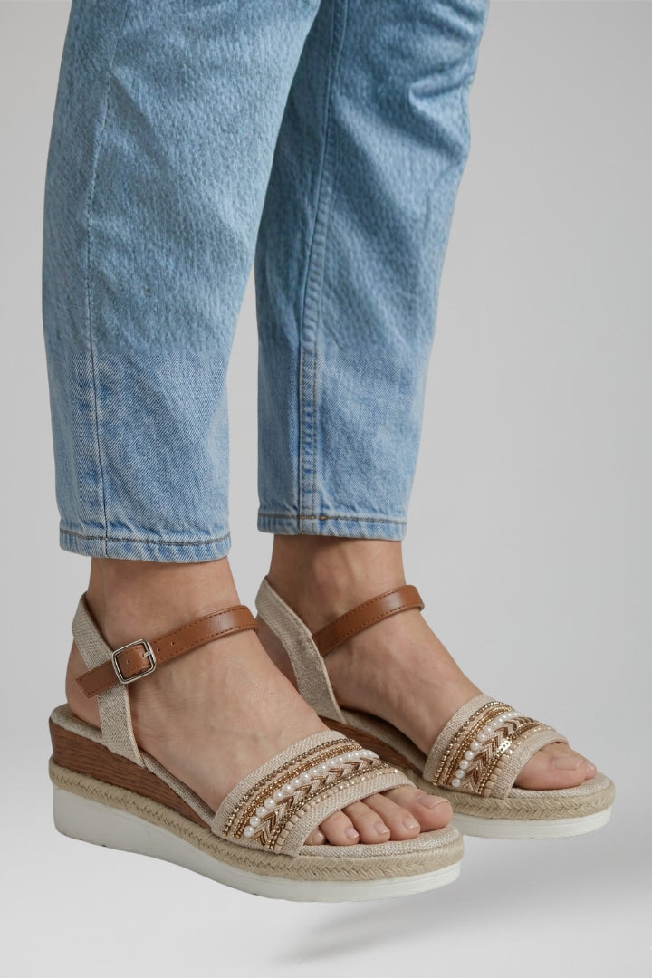 Layla | Women's Sandals with Adjustable Straps and Cushioned Footbed