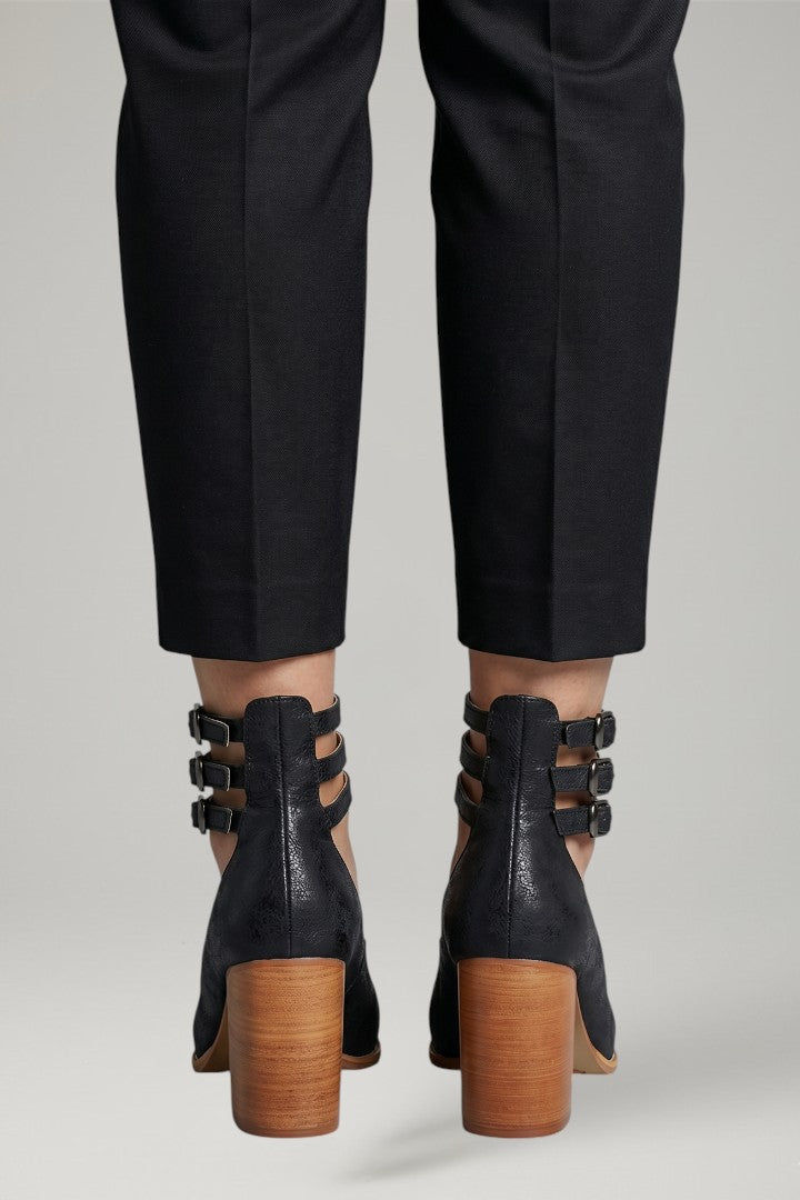 Leah | Women's Sandals with Ankle Strap and Block Heel