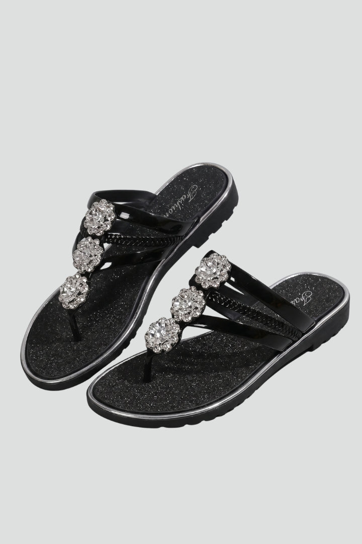 Brooklyn | Women's Sandals with Embellished Straps and Cushioned Footbed