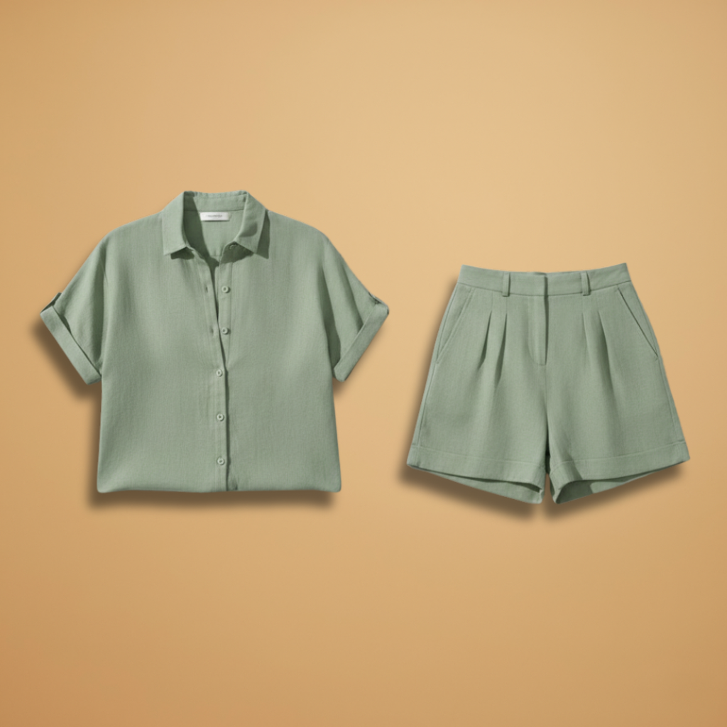Camille | Effortless Summer Button-Up Set