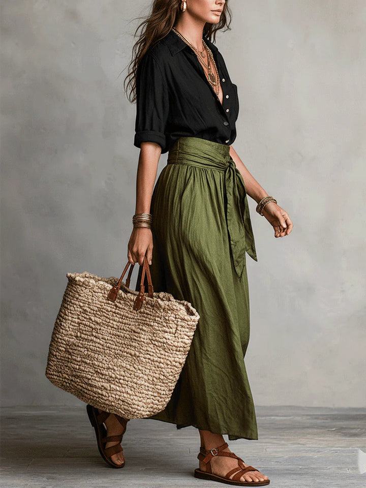 Martina | Elegant One-Shoulder Maxi Dress