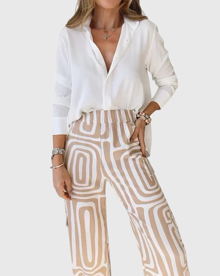 Jamie | Stylish Pants + Free Blouse & Belt