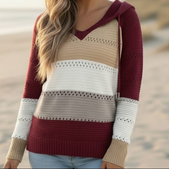 Lesley | Boho Patchwork Pullover Sweater