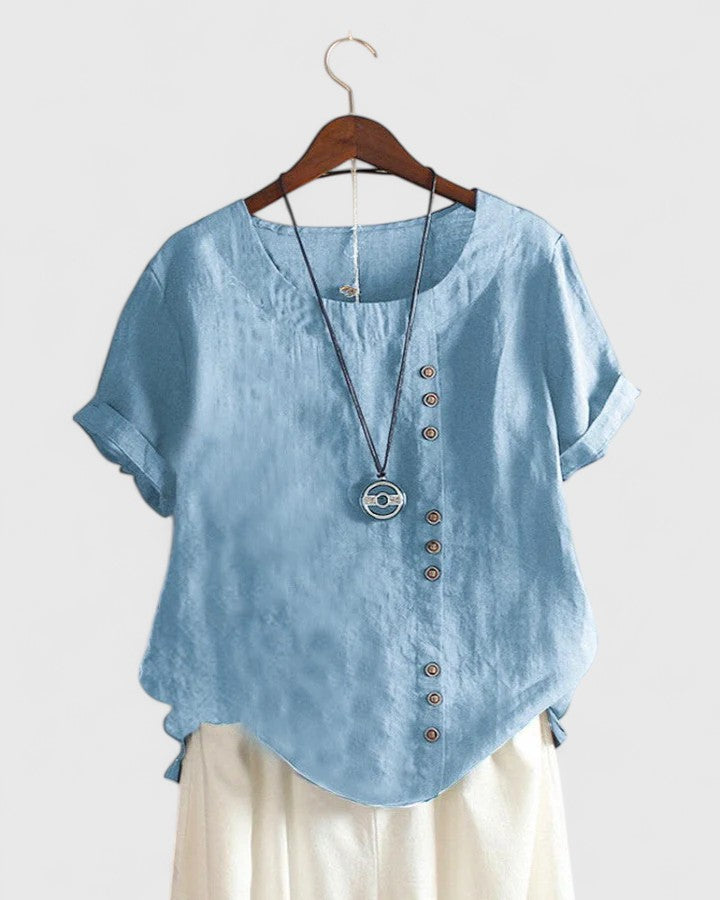 Jamie | Comfortable Short Sleeve Blouse
