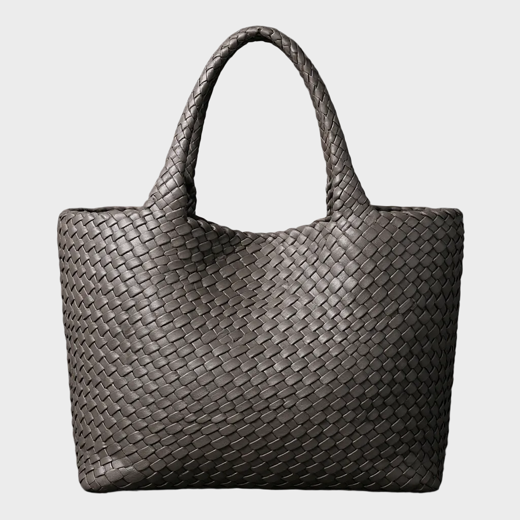 Yana Handwoven Leather Tote