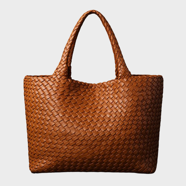Yana Handwoven Leather Tote